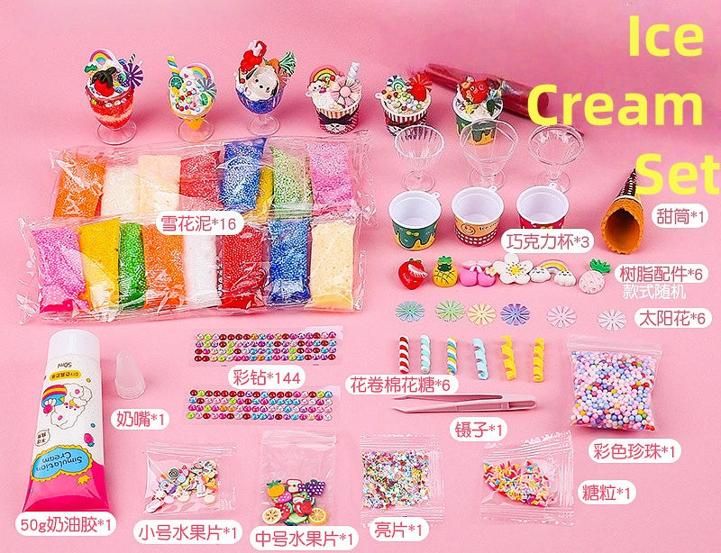 Cream Glue DIY Ice Cream Cup Craft Kit(Small)