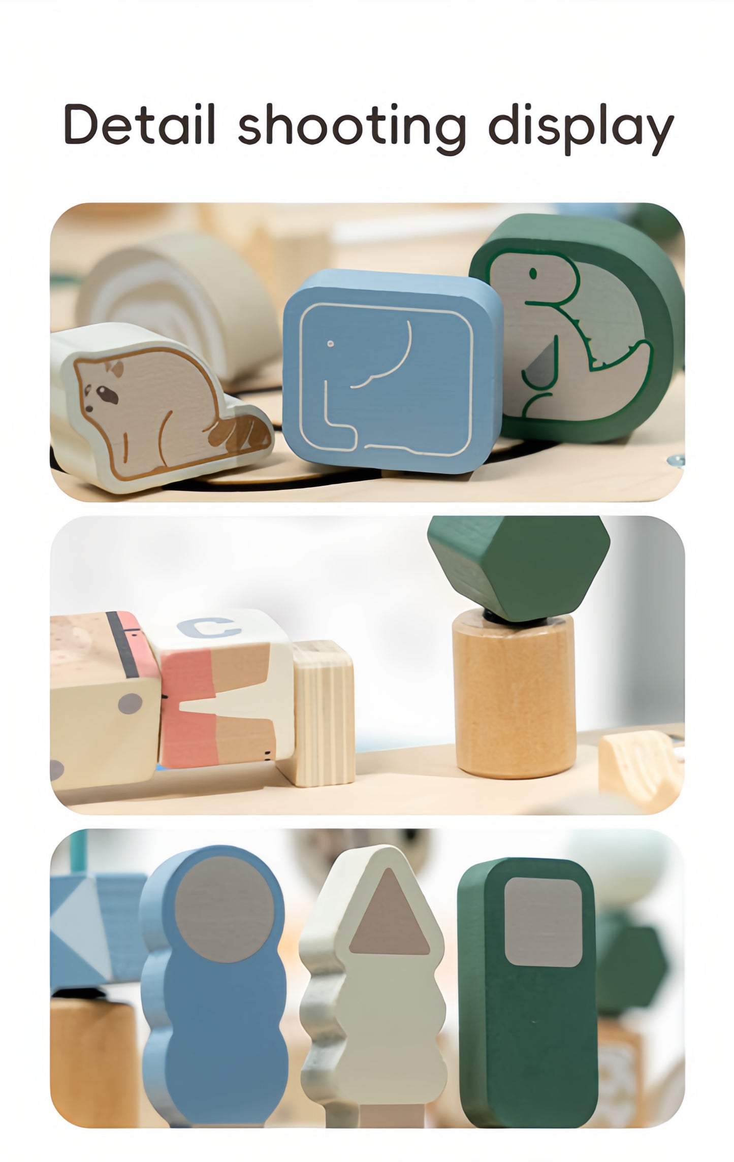 Wooden Activity Track Sensory Play Table