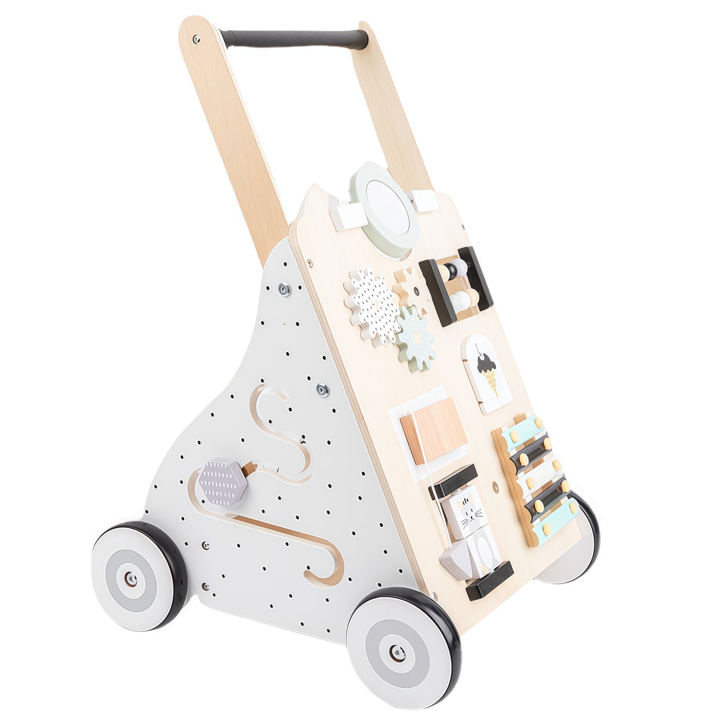 Wooden Baby Walker, Children's Multi-functional Walker