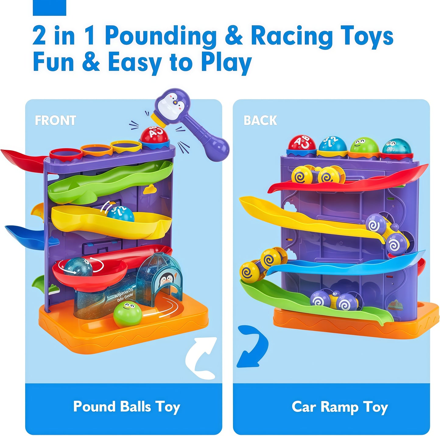 Montessori Pound a Ball Hammer Toy