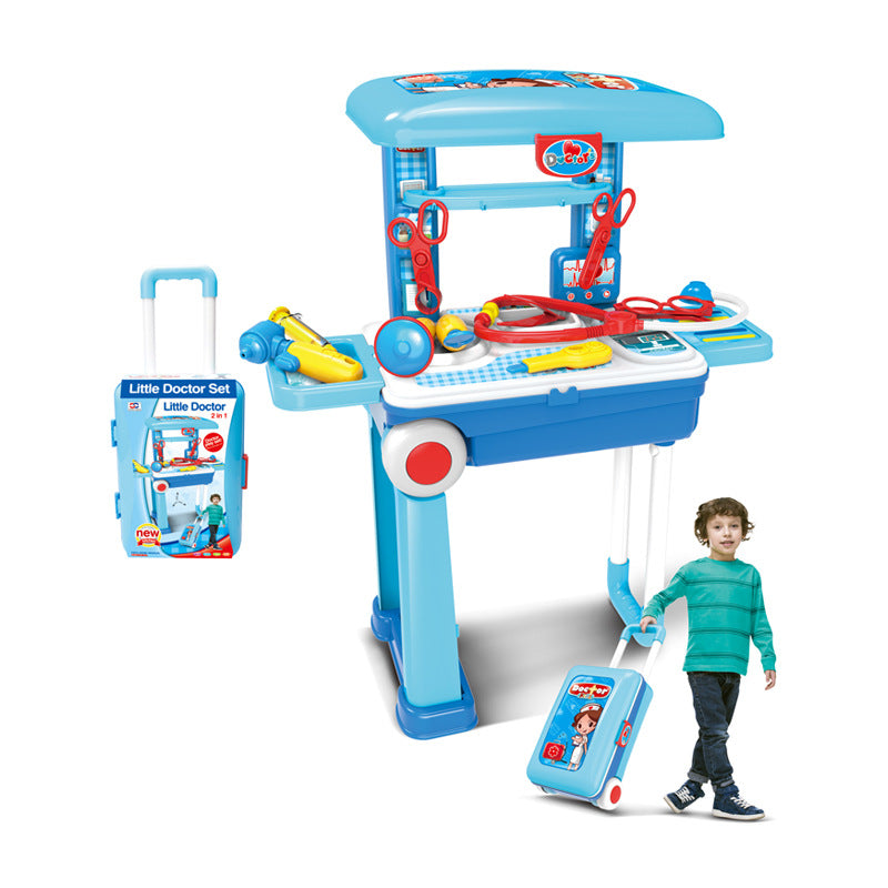 2-in-1 Travel Luggage Turn into Play Kitchen