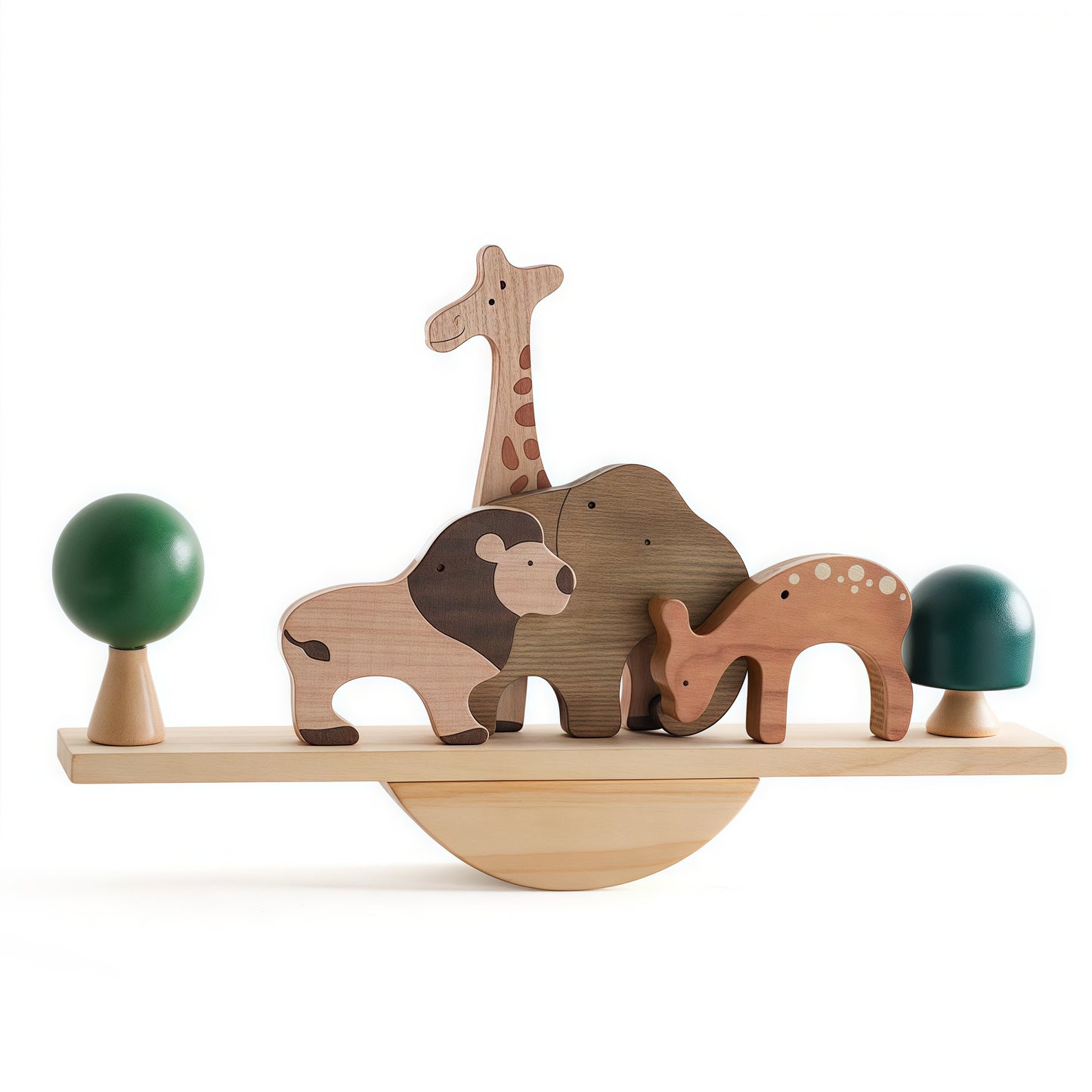 Babe Wooden Tree Toys Balance Toys Wooden Peg Dolls Preschool Learning Educational Montessori Toys