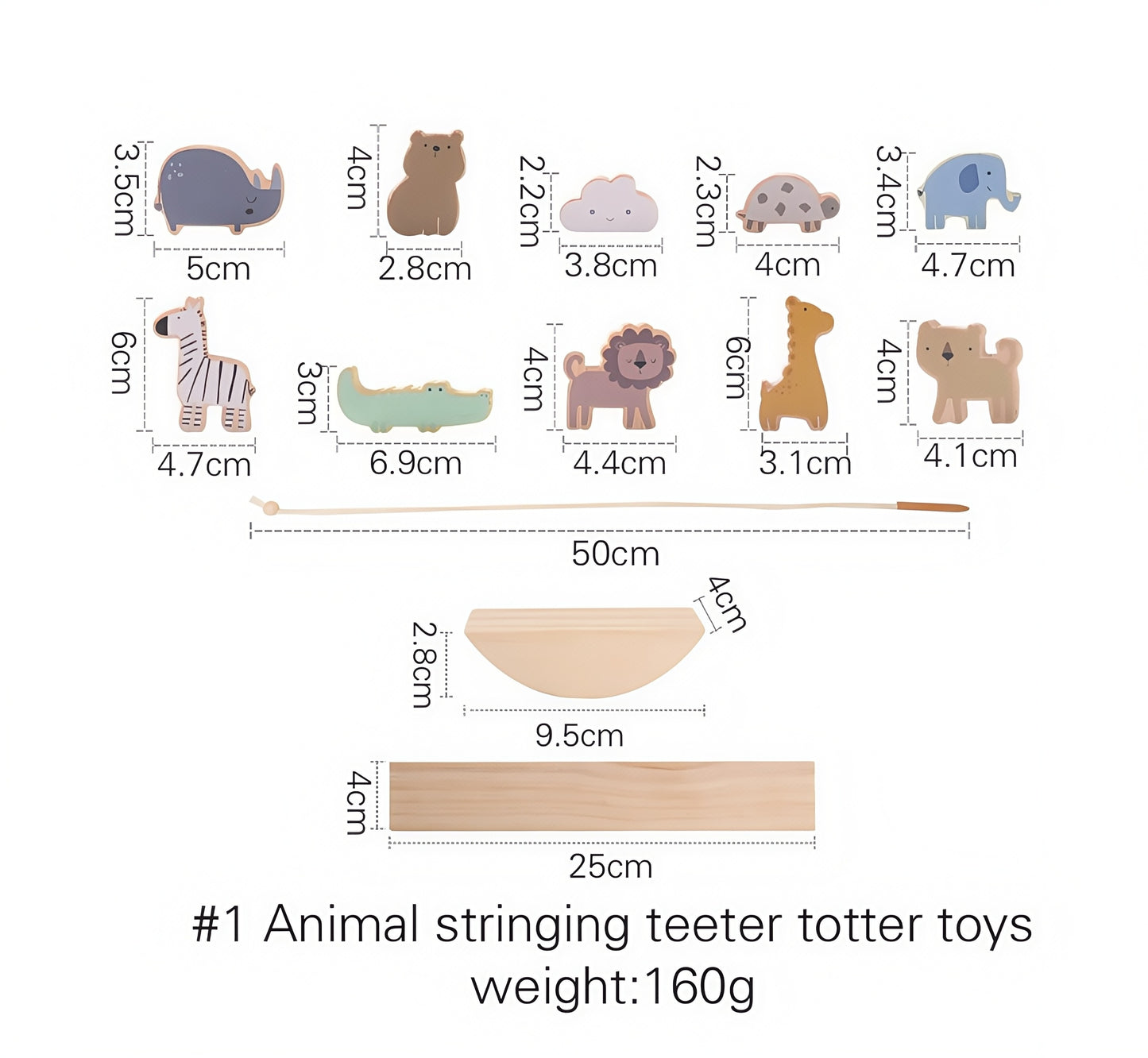 Babe Wooden Tree Toys Balance Toys Wooden Peg Dolls Preschool Learning Educational Montessori Toys