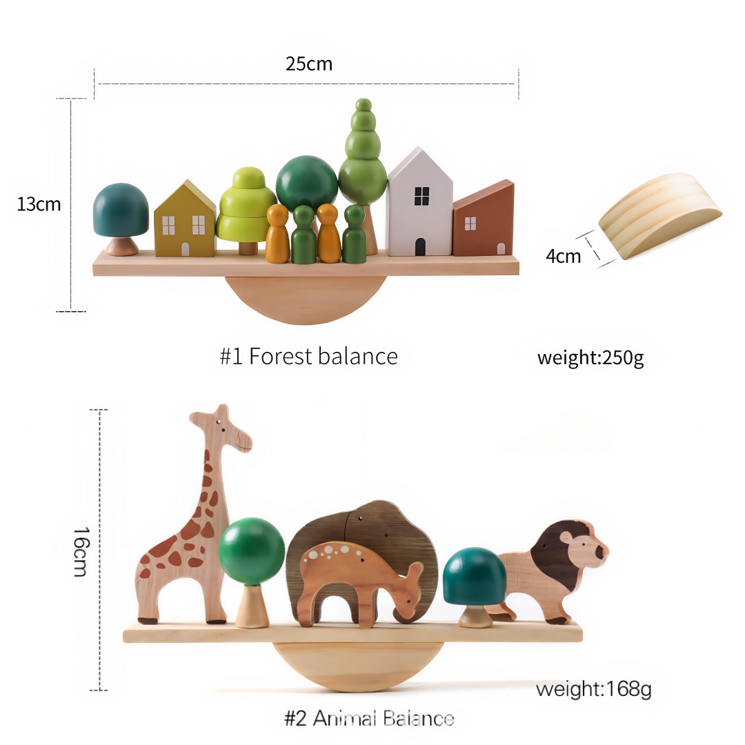 Babe Wooden Tree Toys Balance Toys Wooden Peg Dolls Preschool Learning Educational Montessori Toys