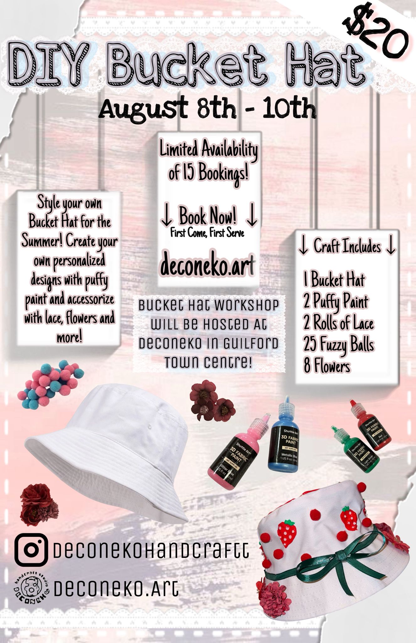 DIY Bucket Hat Workshop