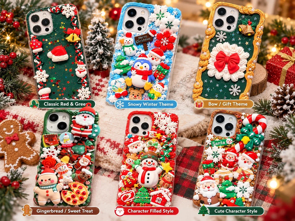Christmas Decoden Phone Case Ideas