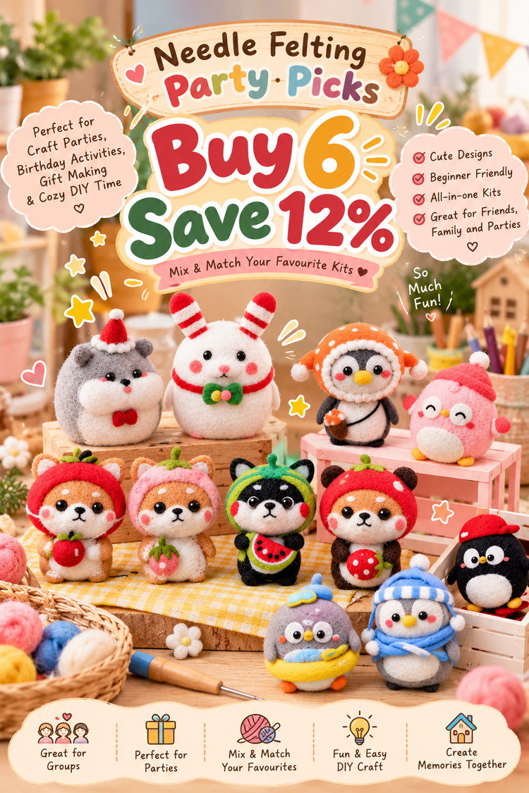 Needle Felting Party Picks 🧶Buy 6, Save 12%