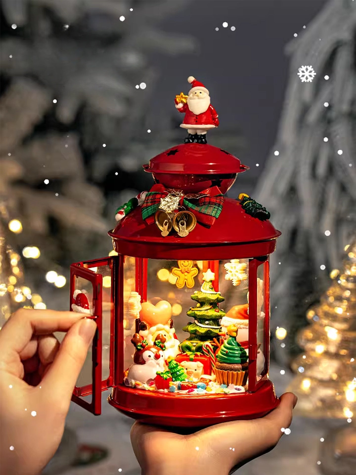 Christmas Night Light with Cream Glue Decoration DIY Kit