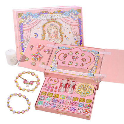 Princess Dream Beaded Jewelry Making Kit - Ultimate Premium DIY Gift Box