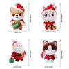4-in-1 Christmas Needle Felting Kit for Beginners – Santa & Cute Animals(with Keychain）