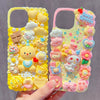 Decoden Cream Glue Phone Case DIY Kit – Kawaii Rabbit & Bear Charms