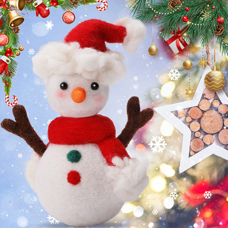 DIY Needle Felting Kit for Beginners – Cute Christmas Characters
