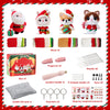 4-in-1 Christmas Needle Felting Kit for Beginners – Santa & Cute Animals(with Keychain）