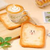 DIY Needle Felting Kit for Beginners - Cute Toast Coaster Wool Craft Food Cup Mat Set