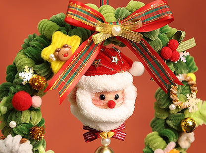 Pipe Cleaner Christmas Wreath Ornament DIY Kit (Large Size)