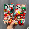 Decoden Cream Glue Phone Case DIY Kit – Kawaii Santa Christmas Charms
