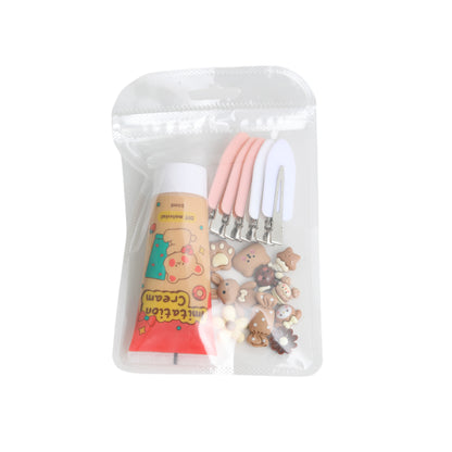 Cream Glue Hair Clip Craft Kit: 5 No-Slip Clips