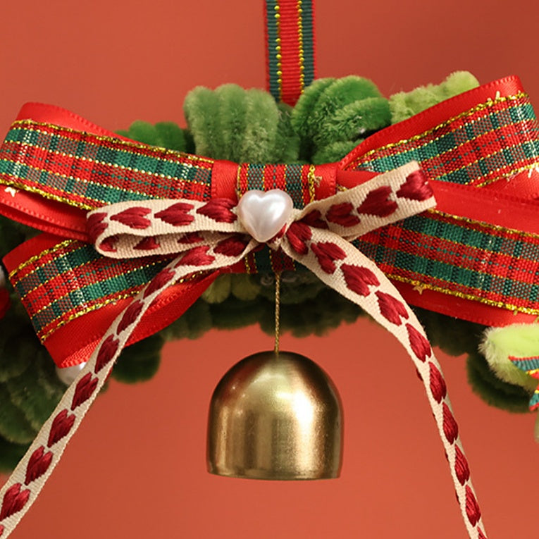 Pipe Cleaner Christmas Wreath Ornament DIY Kit (Large Size)