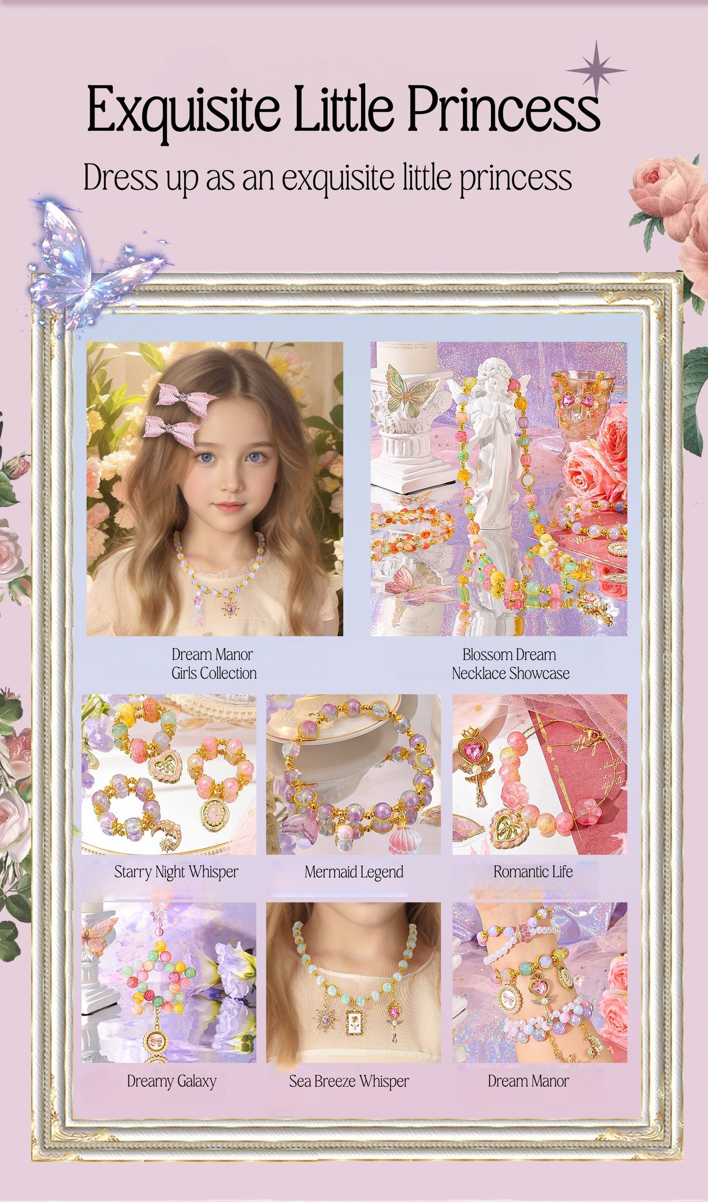 Princess Dream Beaded Jewelry Making Kit - Ultimate Premium DIY Gift Box