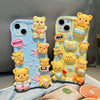 Decoden Cream Glue Phone Case DIY Kit – Kawaii Pastel Bear Charms