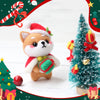 4-in-1 Christmas Needle Felting Kit for Beginners – Santa & Cute Animals(with Keychain）