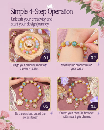 Princess Dream Beaded Jewelry Making Kit - Ultimate Premium DIY Gift Box