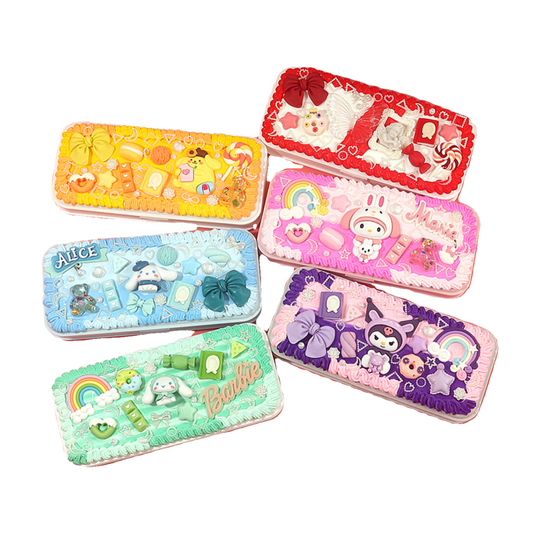 Cream Glue DIY Pencil Case Kit