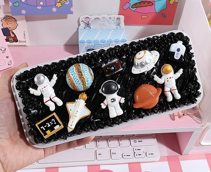 Decoden Cream Glue DIY Pencil Pouch Kit丨Kawaii Decoden Kit & Cream Glue Craft