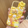 Decoden Cream Glue Phone Case DIY Kit – Kawaii Hamster & Cheese Charms