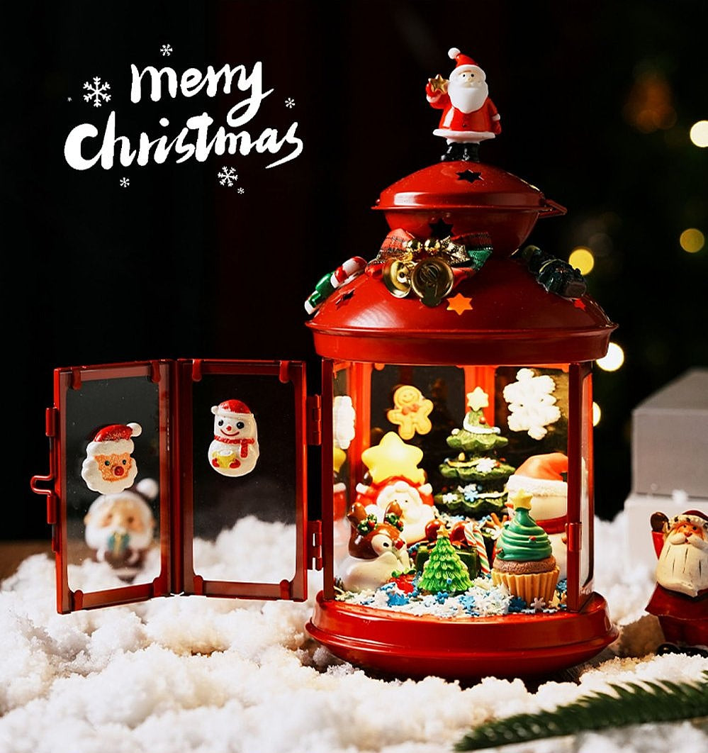 Christmas Night Light with Cream Glue Decoration DIY Kit