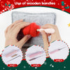 4-in-1 Christmas Needle Felting Kit for Beginners – Santa & Cute Animals(with Keychain）