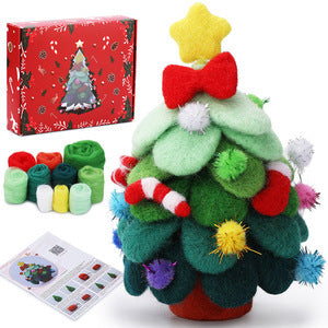 DIY Needle Felting Kit for Beginners – Cute Christmas Characters