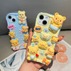Decoden Cream Glue Phone Case DIY Kit – Kawaii Pastel Bear Charms