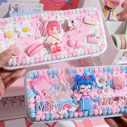 Cream Glue DIY Pencil Case Kit