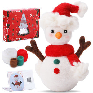 DIY Needle Felting Kit for Beginners – Cute Christmas Characters