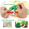 DIY Needle Felting Landscapes Kit for Beginners - Wool Hoop Art Set - Green Series