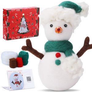 DIY Needle Felting Kit for Beginners – Cute Christmas Characters