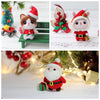 4-in-1 Christmas Needle Felting Kit for Beginners – Santa & Cute Animals(with Keychain）