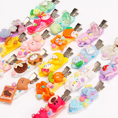 Cream Glue Hair Clip Craft Kit: 5 No-Slip Clips