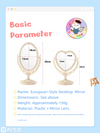 Decoden Cream Glue DIY Premium Baroque Desktop Mirror - Decoden Kit & Cream Glue Craft