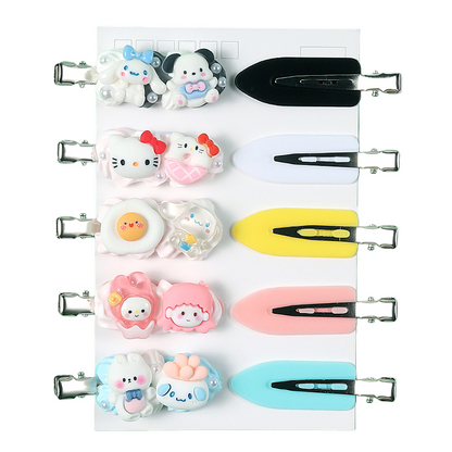 Cream Glue DIY Kit:  Hairbrush & Hair Clip Set