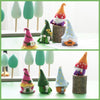 4-in-1 Christmas Gnome Needle Felting Kit for Beginners – DIY Holiday Craft Set(with Keychain）