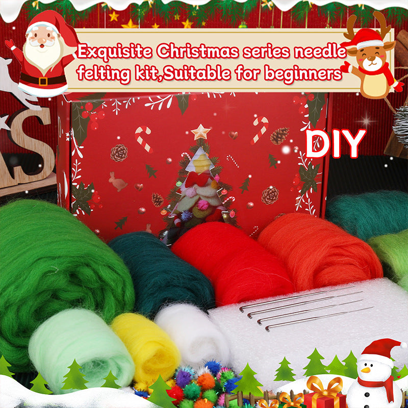 DIY Needle Felting Kit for Beginners – Cute Christmas Characters