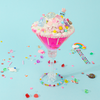 Decoden Cream Glue Ice Cream Cup DIY Kit - Kawaii Decoden Kit & Cream Glue Craft Set