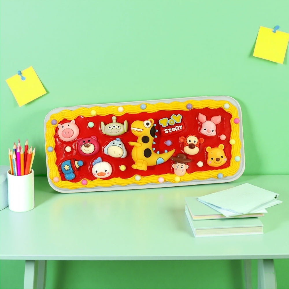 DIY Decoden Cream Glue - Kawaii Dinosaur Pencil Pouch Kit