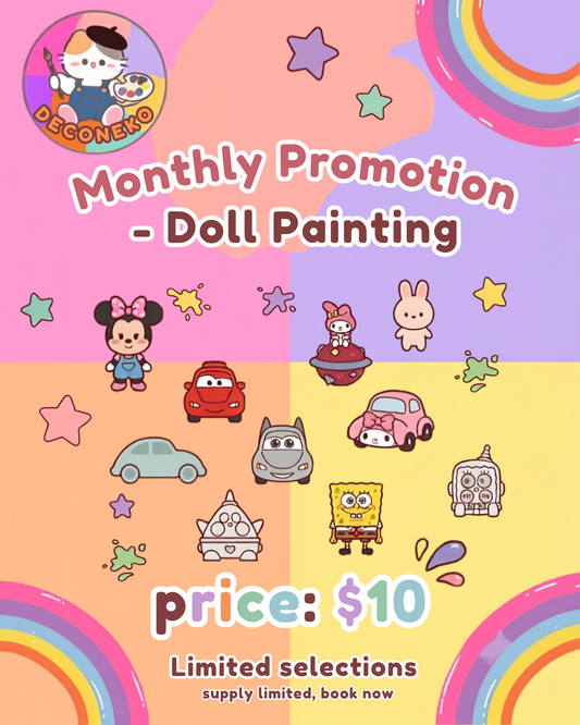 Monthly Promo Craft - Doll Painting