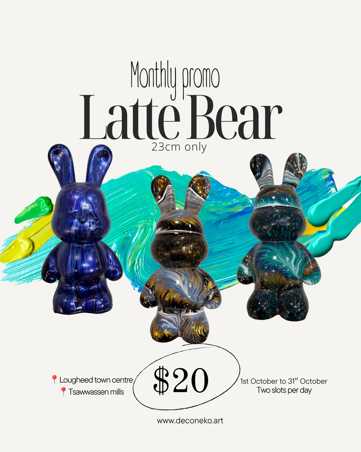 Monthly Promo Craft - 23cm Latte Bear