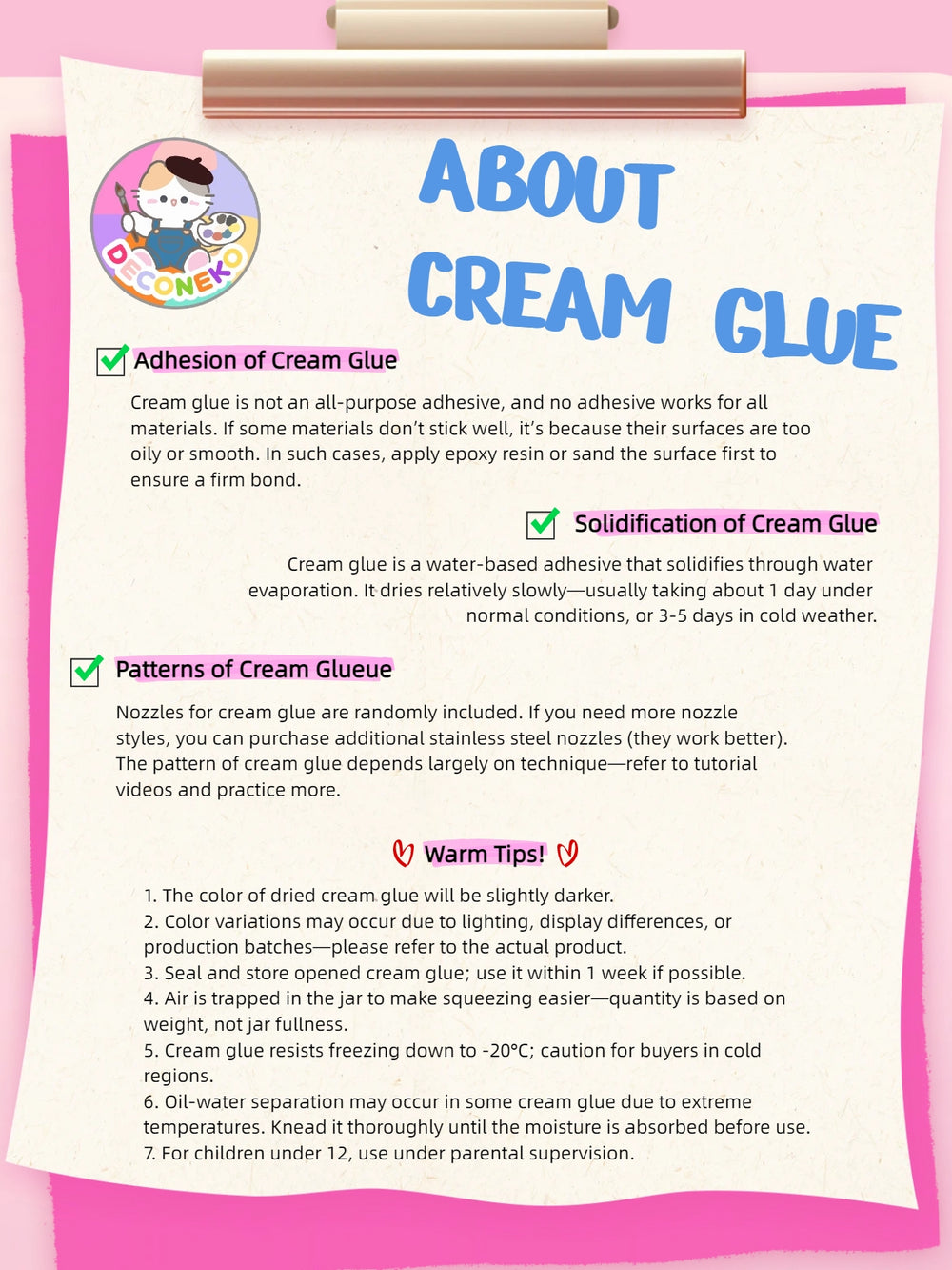 Decoden Cream Glue DIY Pencil Pouch Kit丨Kawaii Decoden Kit & Cream Glue Craft