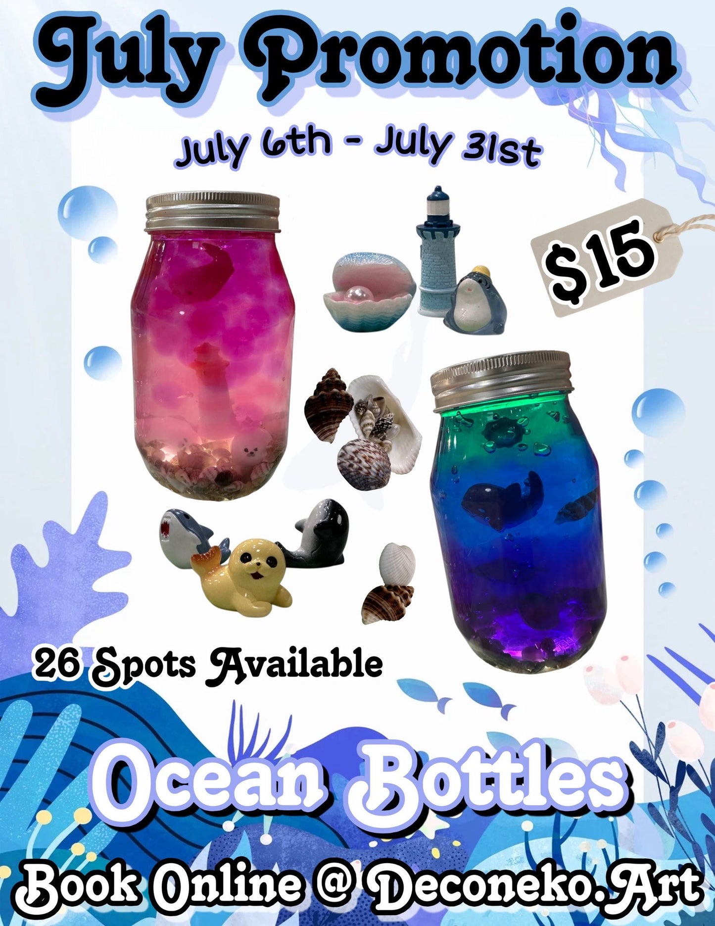 Monthly Promotion Craft - Ocean Bottle