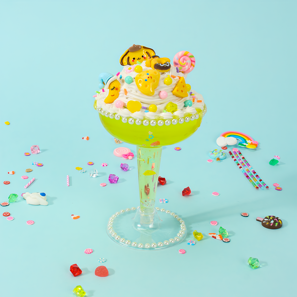 Decoden Cream Glue Ice Cream Cup DIY Kit - Kawaii Decoden Kit & Cream Glue Craft Set